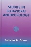 Couverture : Studies in Behavioral Anthropology