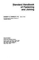 Couverture : Standard handbook of fastening and joining