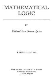 Couverture : Mathematical logic