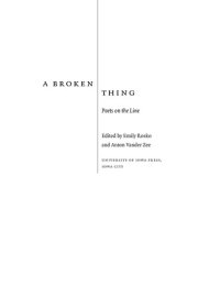 Couverture : A Broken Thing
