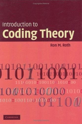 Couverture : Introduction to Coding Theory
