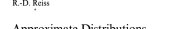 Couverture : Approximate distributions of order statistics
