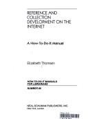 Couverture : Reference and collection development on the Internet