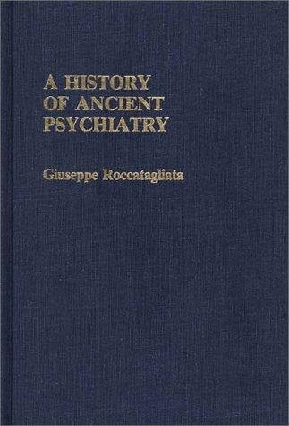 Couverture : A history of ancient psychiatry