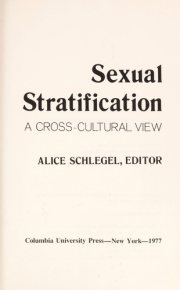Couverture : Sexual stratification