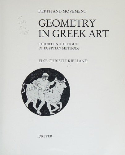 Couverture : Geometry in Greek art