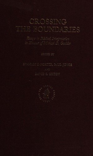 Couverture : Crossing the boundaries