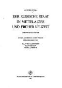 Couverture : Der russische Staatim Mittelalter und früher Neuzeit