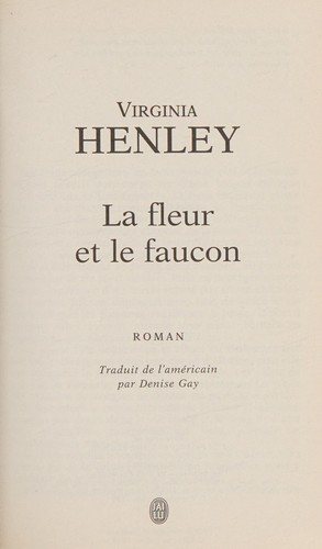 Couverture : La fleur et le faucon