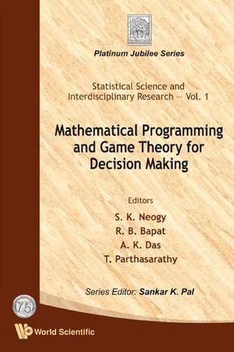 Couverture : Mathematical programming and game theory for decision making