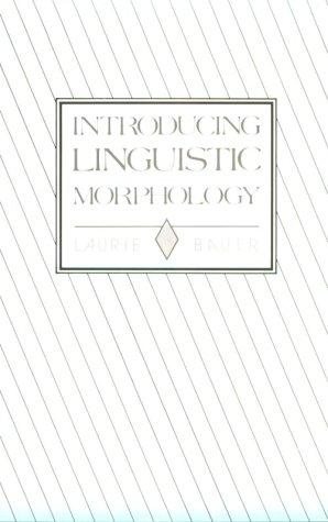 Couverture : Introducing linguistic morphology