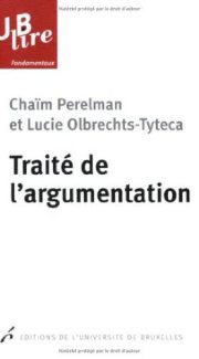 Couverture : Traité de l'argumentation : la nouvelle rhétorique - 5° édition