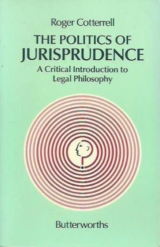 Couverture : The politics of jurisprudence