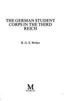 Couverture : The German student corps in the Third Reich