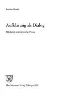Couverture : Aufklärung als Dialog