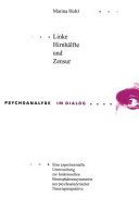 Couverture : Linke Hirnhälfte und Zensur