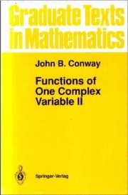 Couverture : Functions of one complex variable II