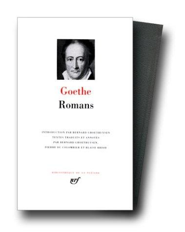 Couverture : Goethe 