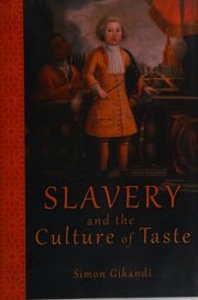 Couverture : Slavery and the Culture of Taste