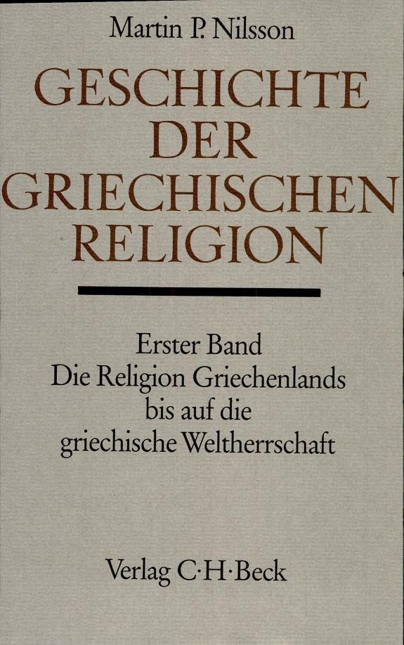 Couverture : Handbuch der Altertumswissenschaft.