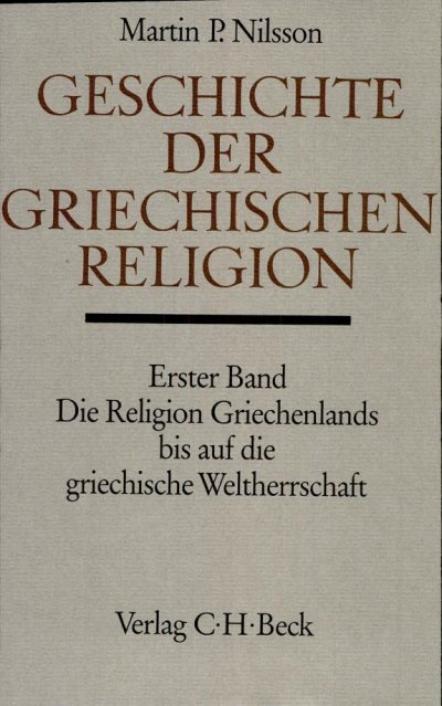 Couverture : Handbuch der Altertumswissenschaft.