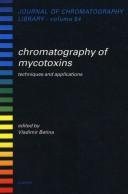Couverture : Chromatography of mycotoxins
