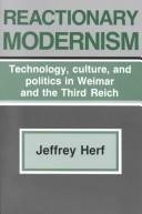 Couverture : Reactionary modernism
