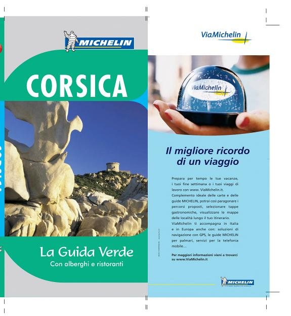Couverture : Corsica ([Nuova ed.]) Michelin
