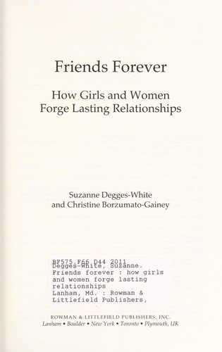 Couverture : Friends forever