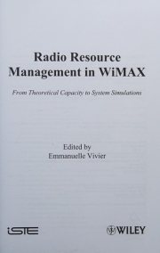 Couverture : Radio resources management in WiMAX