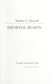 Couverture : Impartial reason