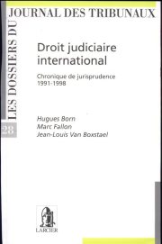 Couverture : Droit judiciaire international