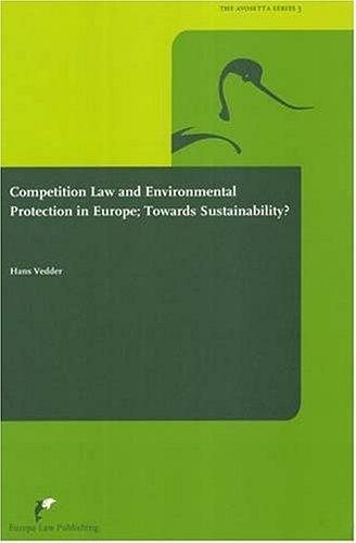 Couverture : Competition law and environmental protection in Europe