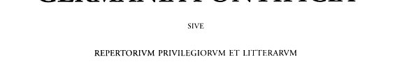 Couverture : Germania Pontificia. Vol. V/1