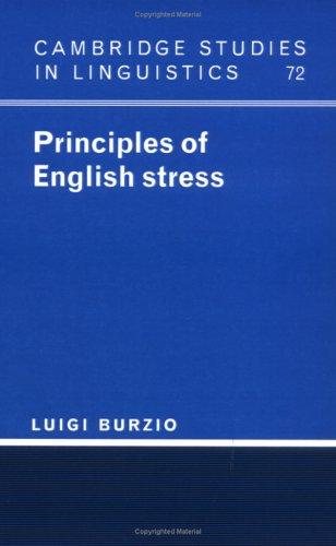 Couverture : Principles of English stress