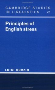 Couverture : Principles of English stress