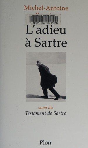 Couverture : L' adieu à Sartre
