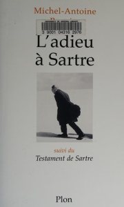 Couverture : L' adieu à Sartre