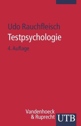 Couverture : Testpsychologie. Eine Einführung in die Psychodiagnostik.