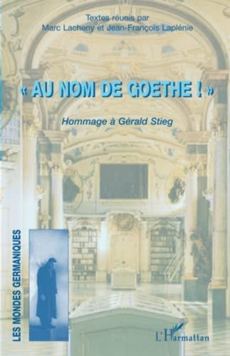 Couverture : Au nom de Goethe!
