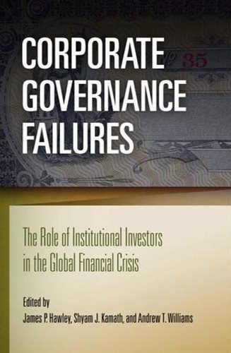 Couverture : Corporate governance failures