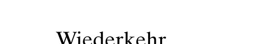 Couverture : Wiederkehr und Antithese