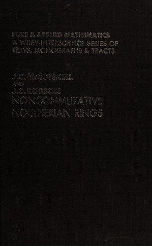 Couverture : Noncommutative Noetherian rings