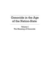 Couverture : The meaning of genocide
