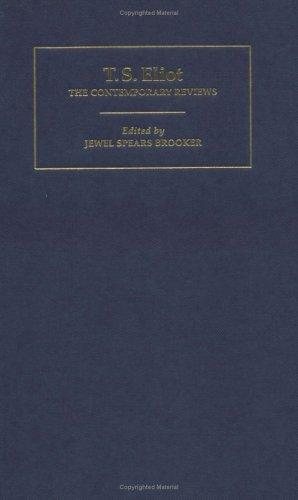Couverture : T.S. Eliot