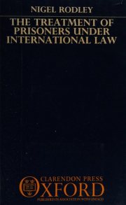 Couverture : The treatment of prisoners under international law