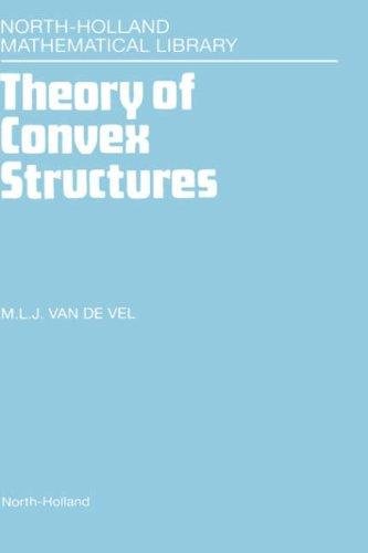 Couverture : Theory of convex structures