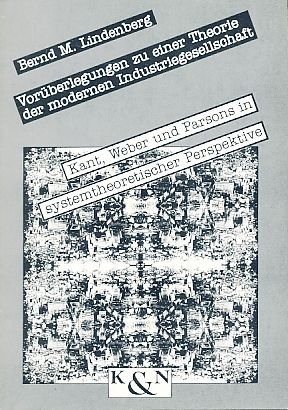 Couverture : Vorüberlegungen zu einer Theorie der modernen Industriegesellschaft