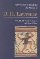 Couverture : Approaches to teaching the works of D.H. Lawrence