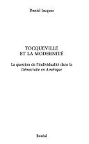 Couverture : Tocqueville et la modernité